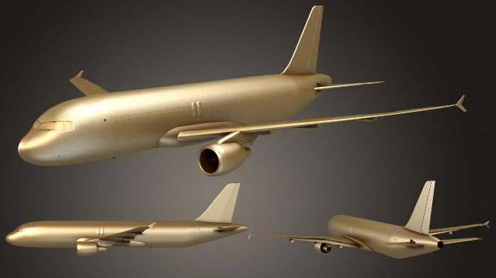 نموذج ثلاثي الأبعاد لآلة CNC السيارات والنقل طائرة إيرباص A320 ثلاثية الأبعاد