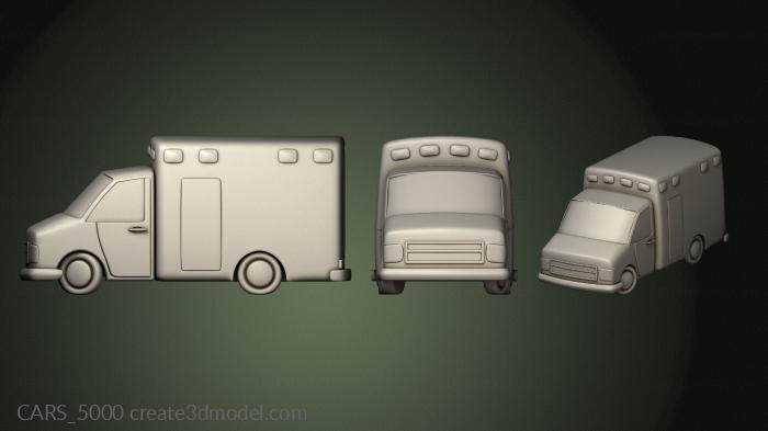 Cars and transport (CARS_5000) 3D model for CNC machine