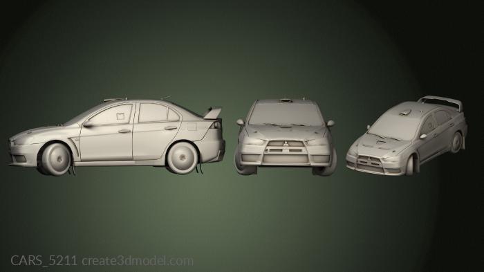 Cars and transport (CARS_5211) 3D model for CNC machine