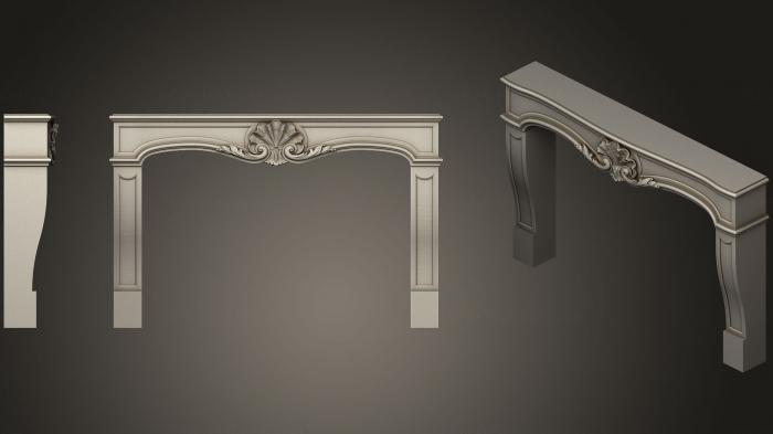 Carved furniture and interior items (CARVDM_0027) 3D model for CNC machine
