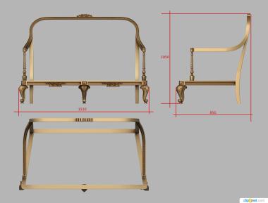 Sofas (DIV_0174) 3D model for CNC machine