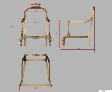 Sofas (DIV_0174) 3D model for CNC machine