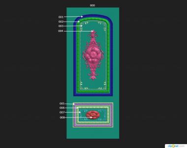 Doors (DVR_0453) 3D model for CNC machine