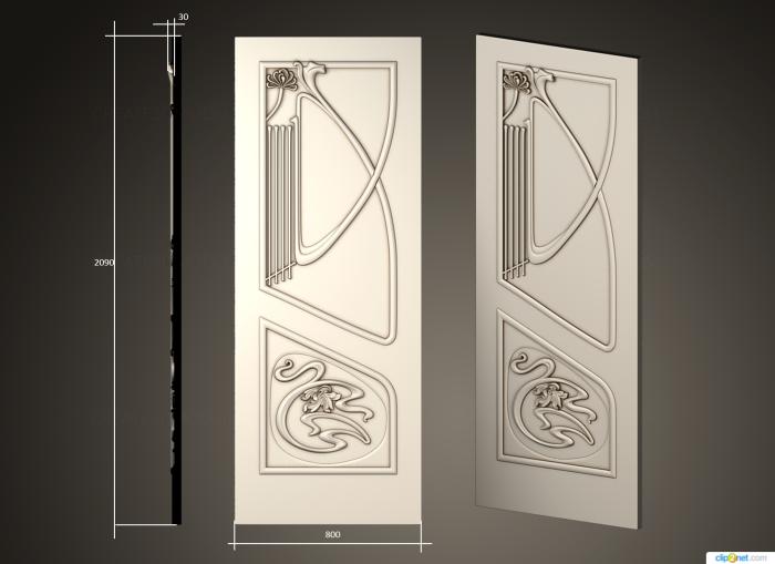 Doors (DVR_0459) 3D model for CNC machine