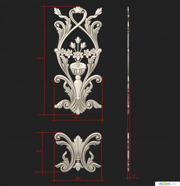 Doors (DVR_0460) 3D model for CNC machine