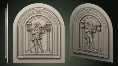 Door covers (DVN_0277) 3D model for CNC machine