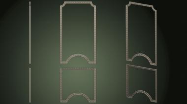 Door covers (DVN_0278) 3D model for CNC machine