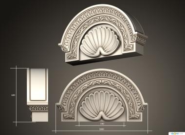 نموذج ثلاثي الأبعاد لآلة CNC عنصر منفصل 