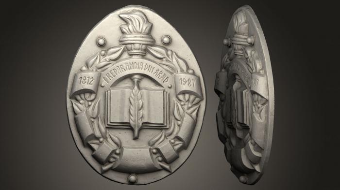 Coat of arms (GR_0371) 3D model for CNC machine