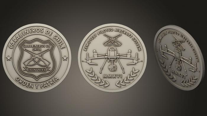 Coat of arms (GR_0387) 3D model for CNC machine