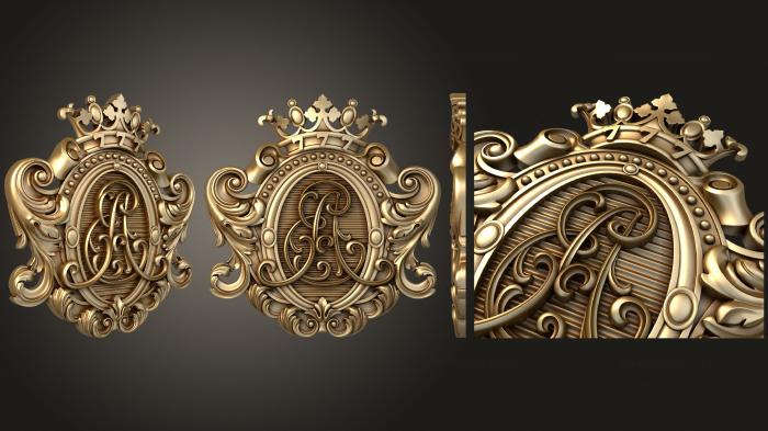 Emblems (GR_0406) 3D model for CNC machine