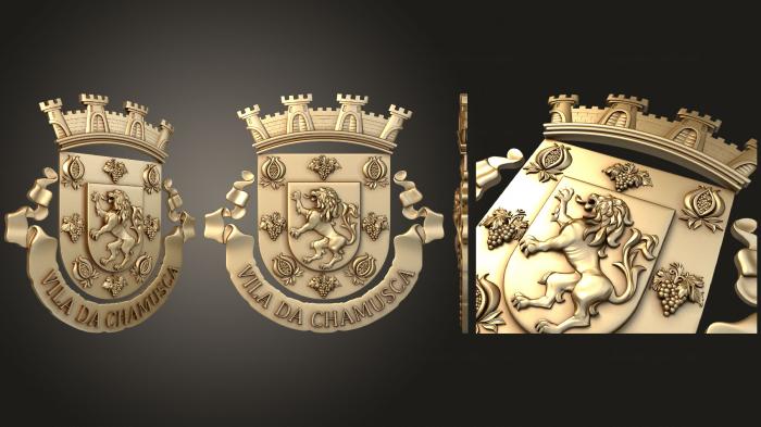 Coat of arms (GR_0409) 3D model for CNC machine