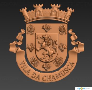 Coat of arms (GR_0409) 3D model for CNC machine