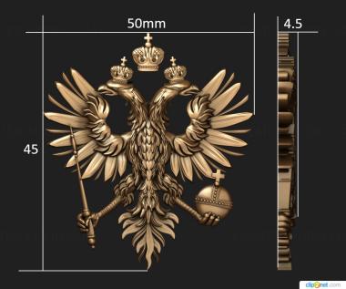 Emblems (GR_0416) 3D model for CNC machine