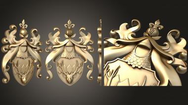 Emblems (GR_0420) 3D model for CNC machine