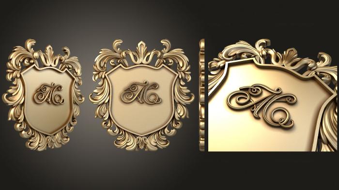 Emblems (GR_0422) 3D model for CNC machine