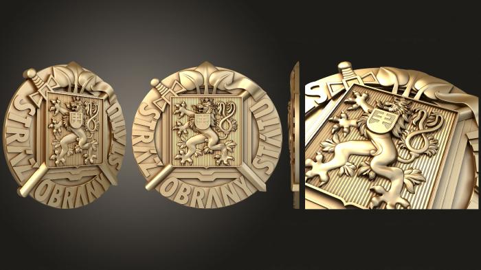 Coat of arms (GR_0432) 3D model for CNC machine