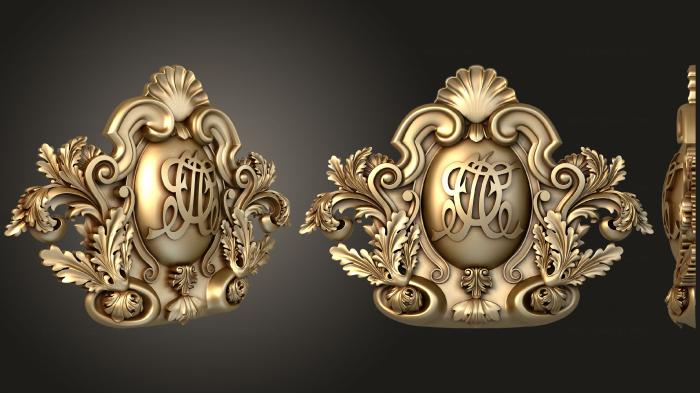 Coat of arms (GR_0441) 3D model for CNC machine