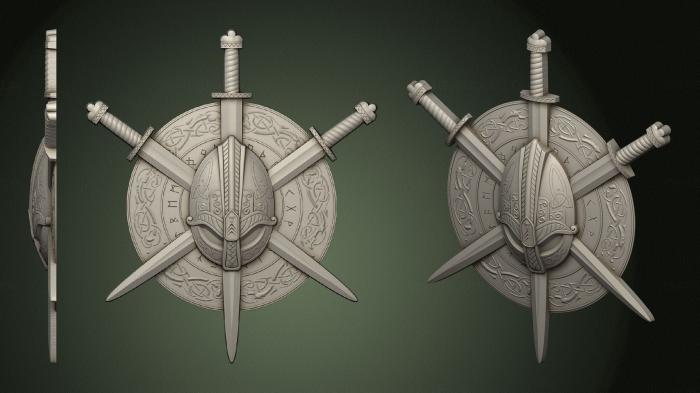 Coat of arms (GR_0454) 3D model for CNC machine