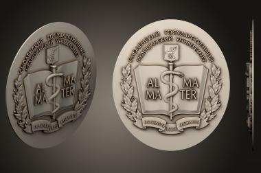 Coat of arms (GR_0468) 3D model for CNC machine