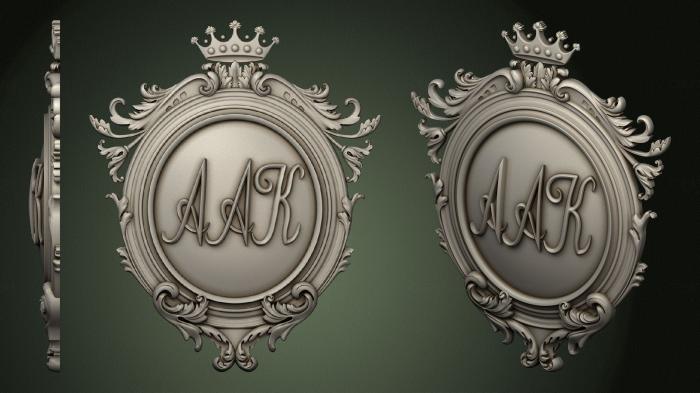 Emblems (GR_0471) 3D model for CNC machine