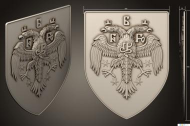 Coat of arms (GR_0506) 3D model for CNC machine