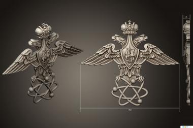 Coat of arms (GR_0512) 3D model for CNC machine