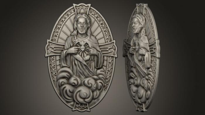 High reliefs and bas-reliefs, historical and religious (GRLFH_0050) 3D model for CNC machine
