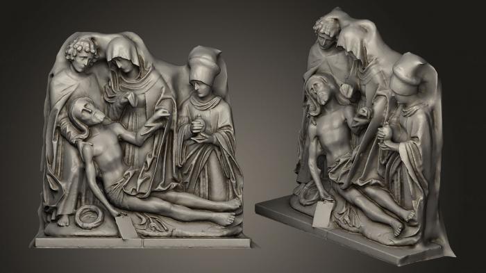 High reliefs and bas-reliefs, historical and religious (GRLFH_0174) 3D model for CNC machine