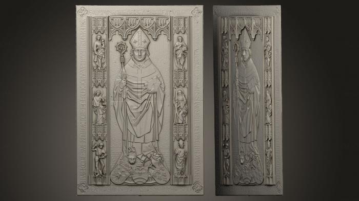 High reliefs and bas-reliefs, historical and religious (GRLFH_0179) 3D model for CNC machine