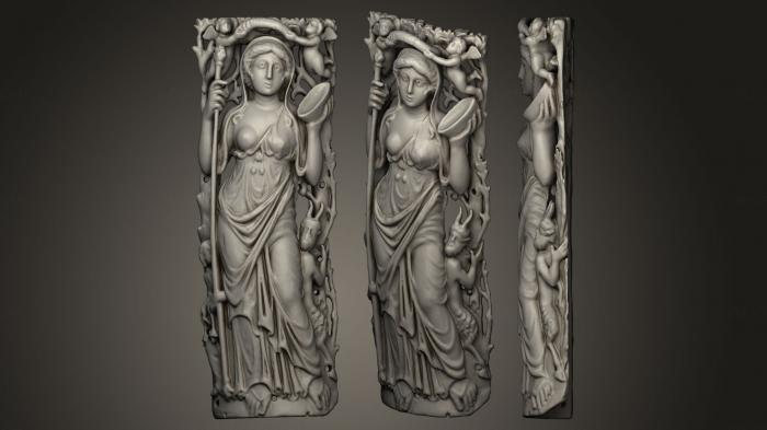 High reliefs and bas-reliefs, historical and religious (GRLFH_0202) 3D model for CNC machine