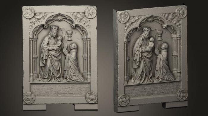 High reliefs and bas-reliefs, historical and religious (GRLFH_0269) 3D model for CNC machine