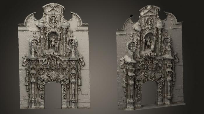 High reliefs and bas-reliefs, historical and religious (GRLFH_0342) 3D model for CNC machine