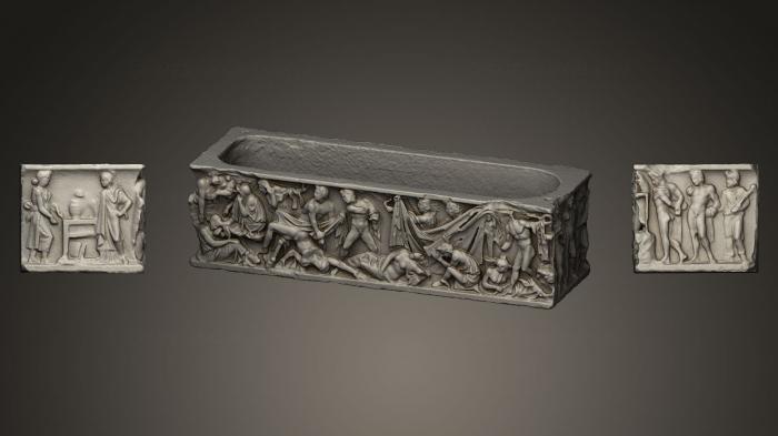 High reliefs and bas-reliefs, historical and religious (GRLFH_0358) 3D model for CNC machine
