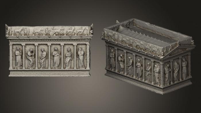 High reliefs and bas-reliefs, historical and religious (GRLFH_0361) 3D model for CNC machine