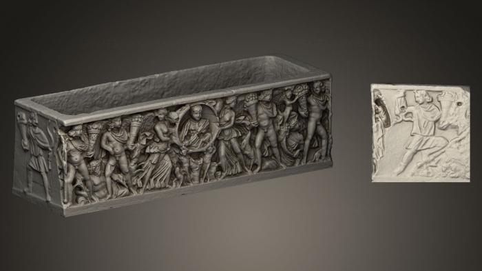 High reliefs and bas-reliefs, historical and religious (GRLFH_0366) 3D model for CNC machine