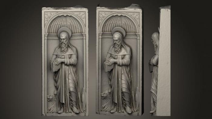 High reliefs and bas-reliefs, historical and religious (GRLFH_0373) 3D model for CNC machine