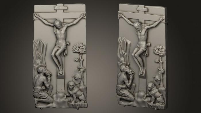 High reliefs and bas-reliefs, historical and religious (GRLFH_0386) 3D model for CNC machine