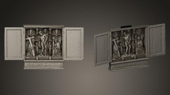 High reliefs and bas-reliefs, historical and religious (GRLFH_0396) 3D model for CNC machine