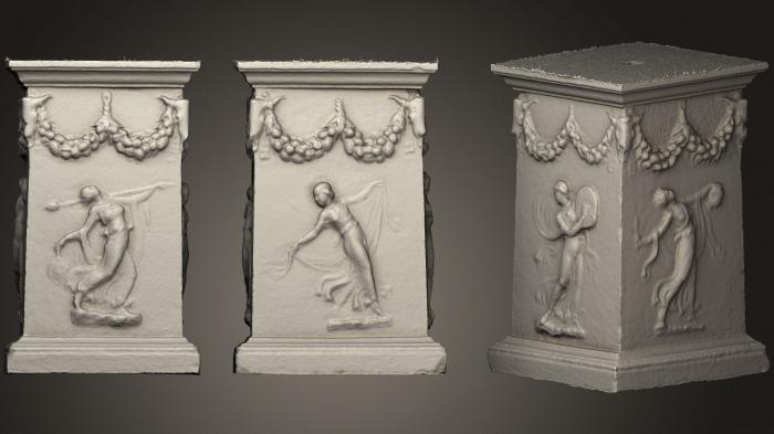 High reliefs and bas-reliefs, historical and religious (GRLFH_0487) 3D model for CNC machine