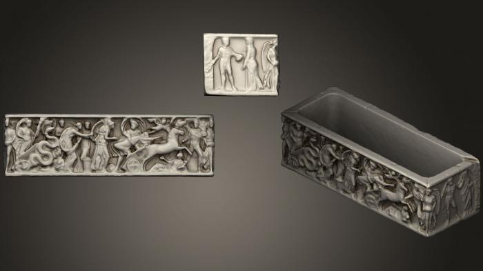 High reliefs and bas-reliefs, historical and religious (GRLFH_0509) 3D model for CNC machine