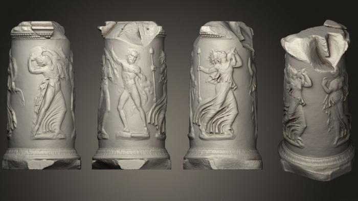 High reliefs and bas-reliefs, historical and religious (GRLFH_0531) 3D model for CNC machine