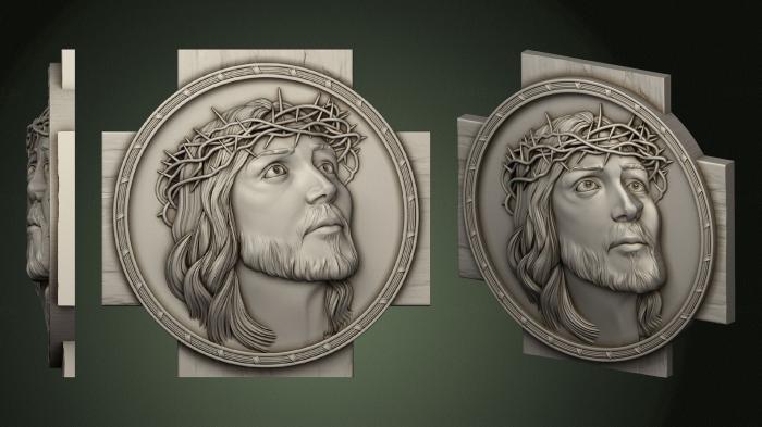 High reliefs and bas-reliefs, historical and religious (GRLFH_0542) 3D model for CNC machine
