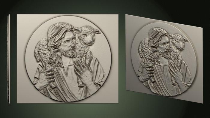 High reliefs and bas-reliefs, historical and religious (GRLFH_0551) 3D model for CNC machine