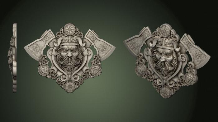 High reliefs and bas-reliefs, historical and religious (GRLFH_0556) 3D model for CNC machine