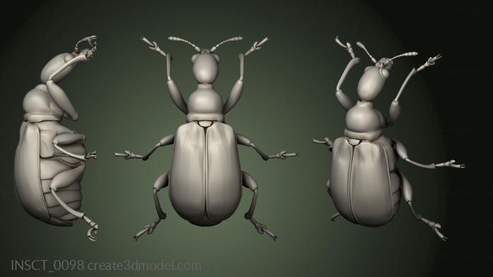 Insects (INSCT_0098) 3D model for CNC machine