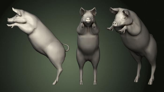 Animals (JV_0182) 3D model for CNC machine