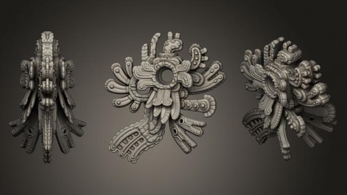 نموذج ثلاثي الأبعاد لآلة CNC مجوهرات Aztec Magic Bird (إصدار Lq)