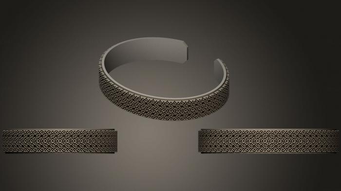 نموذج ثلاثي الأبعاد لآلة CNC مجوهرات سوار مع الماس 2
