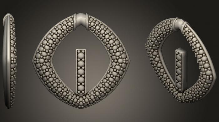 نموذج ثلاثي الأبعاد لآلة CNC مجوهرات قلادة مجوهرات بحرف I17